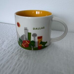 Starbucks DALLAS  You Are Here Collection 2016 Coffee Mug Cup 14oz - EUC